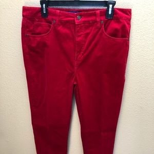 Talbots Red Corduroy Pants